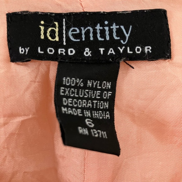 Lord & Taylor Pink Embroidered Knee Length Skirt - Picture 5 of 5